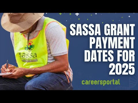 Sassa Grant Payment Dates For 2025 | Careers Portal
