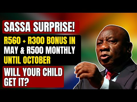 🚨 SASSA Child Support Grant Boost: R560 + R300 May 2025 Bonus & R500 June–October 2025!