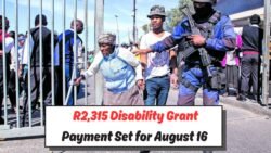 R2,315 Disability Grant Payment Confirmed for August 16, 2025 – Ensure Your Bank Info Is Updated
